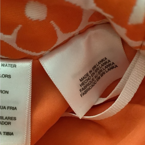 Jones New York Collections skirt flowers orange white size 12P like new … - Picture 10 of 14